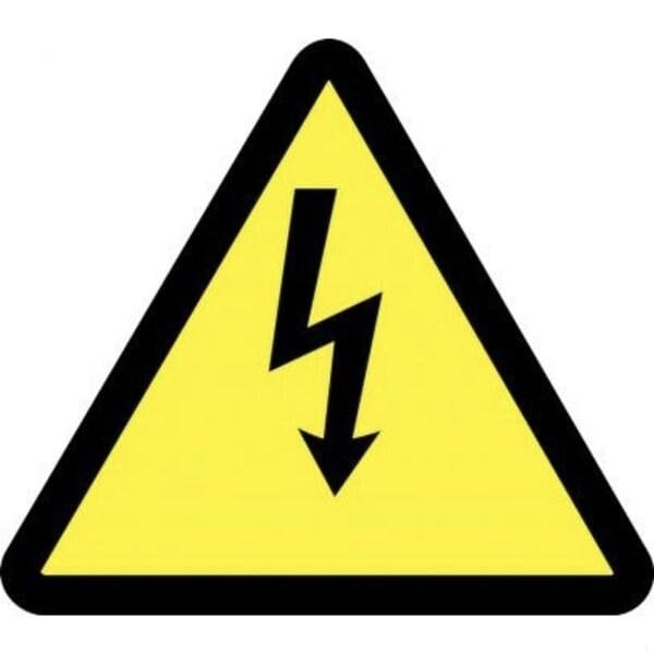 Accuform ISO WARNING Safety Sign ELECTRIC MISO407VP MISO407VP - main